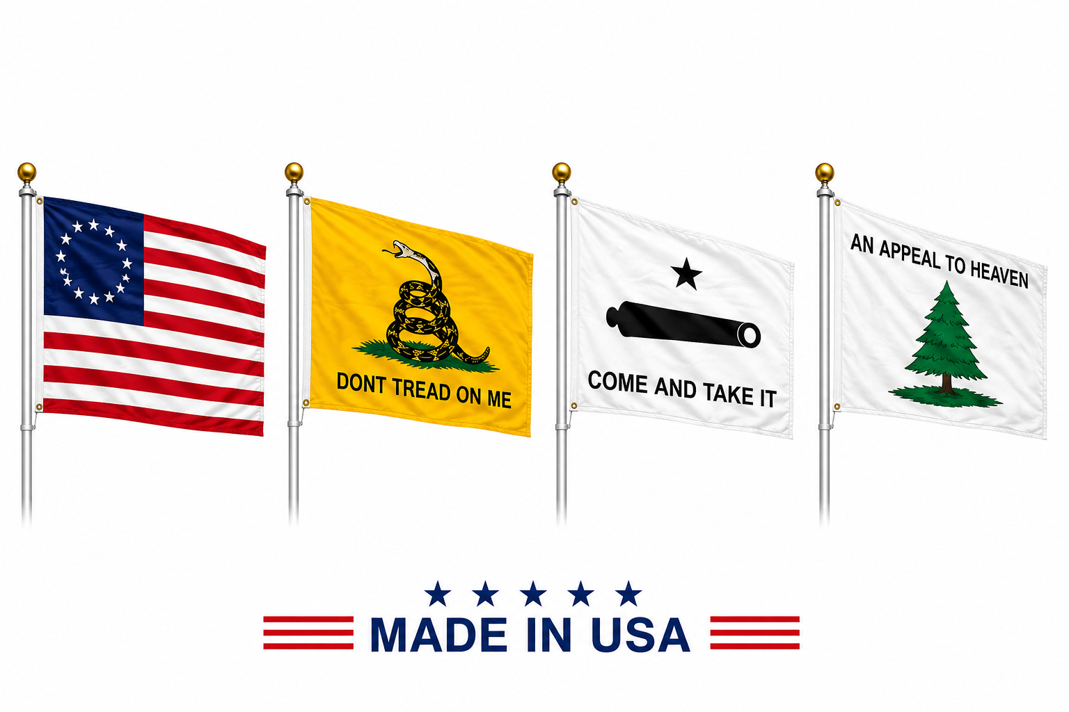 Historic Flags - Made in USA
