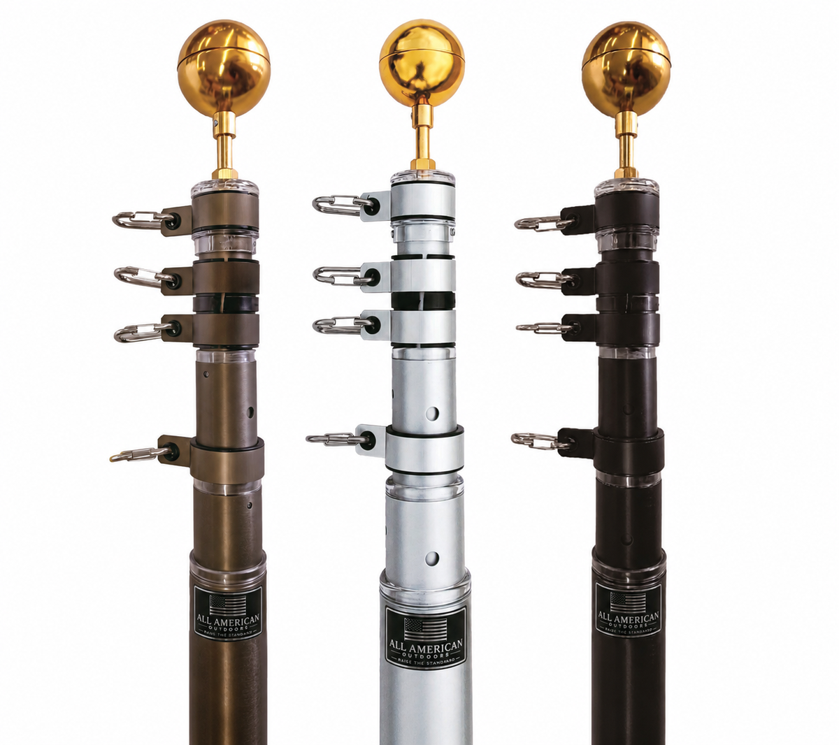 Telescoping Flagpoles - Made in USA