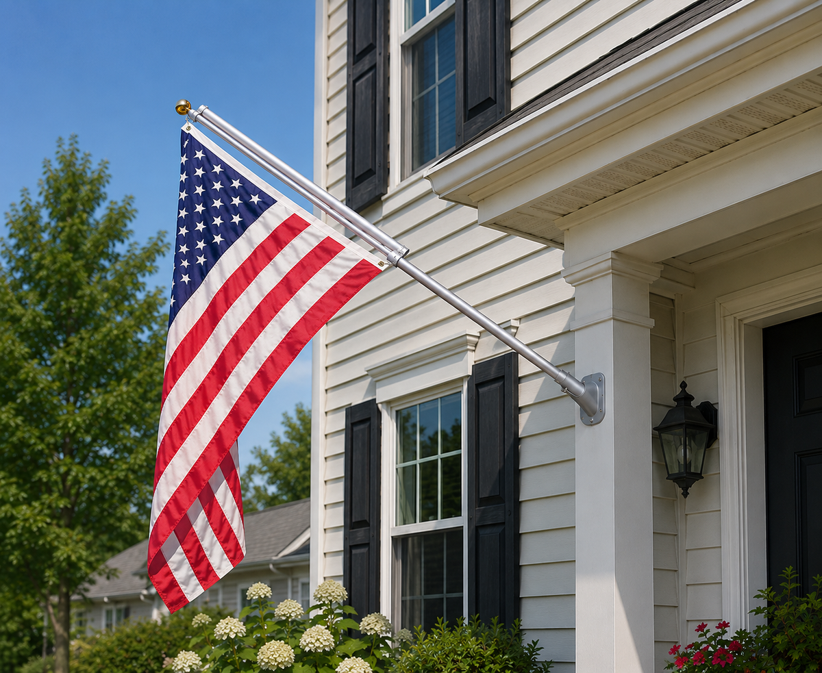 Outrigger Flagpole Kit - Made in USA