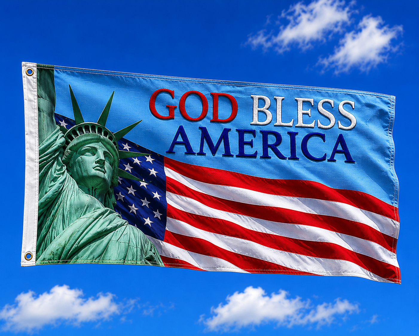 God Bless America Flag